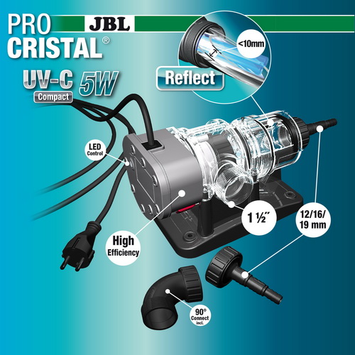 УФ стерилизатор для аквариума JBL ProCristal Compact UV-C 5 Вт картинка