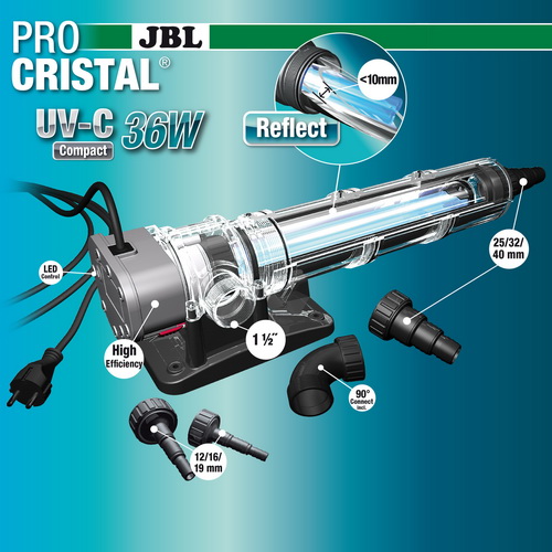 УФ стерилизатор для аквариума JBL ProCristal Compact UV-C 36 Вт картинка