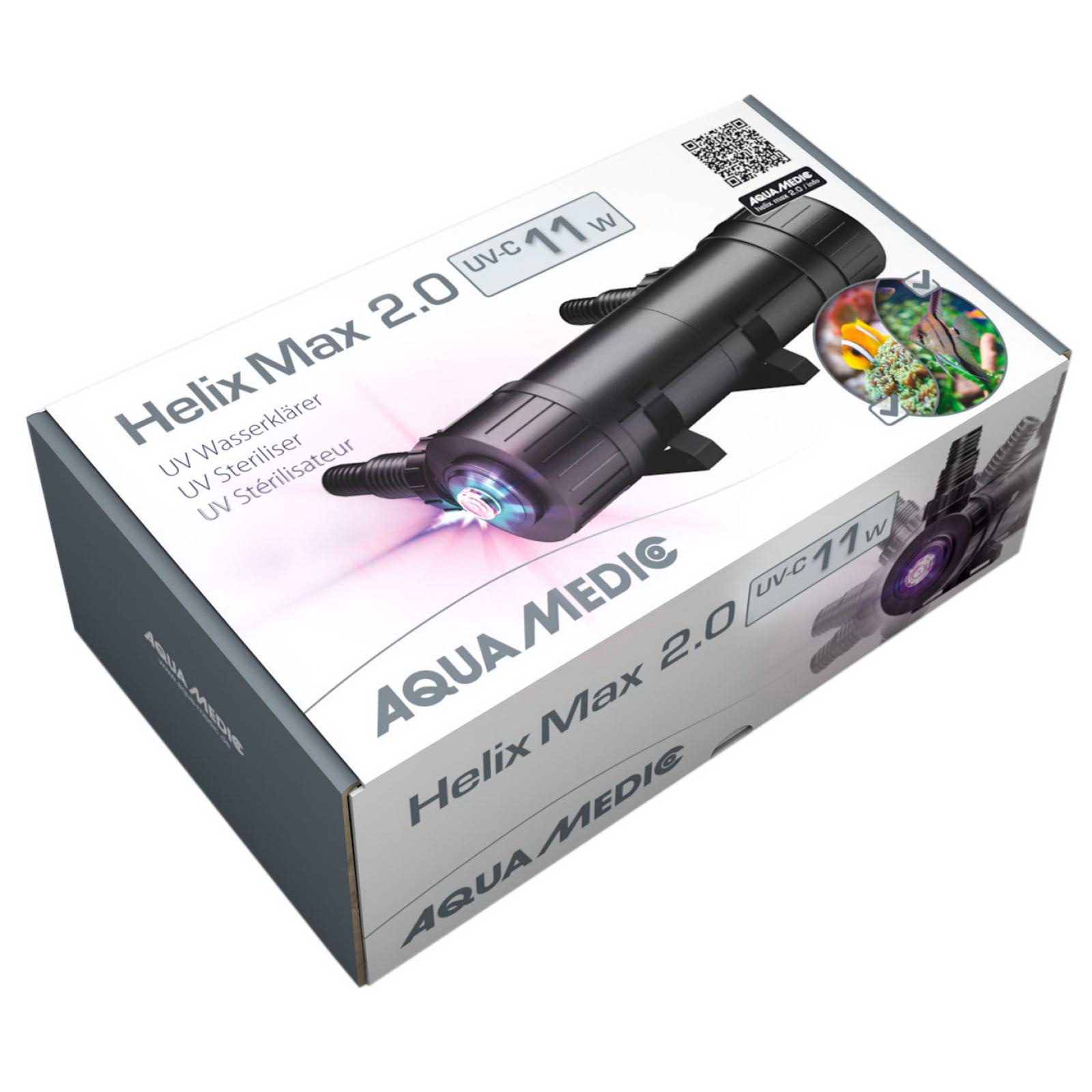 УФ стерилізатор для акваріума Aqua Medic Helix Max 2.0 11 Вт