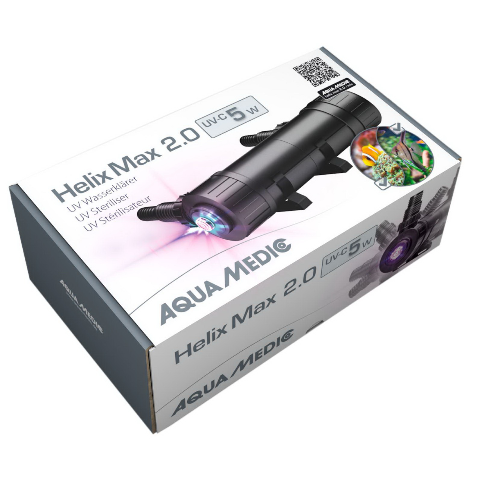 УФ стерилизатор для аквариума Aqua Medic Helix Max 2.0 5 Вт