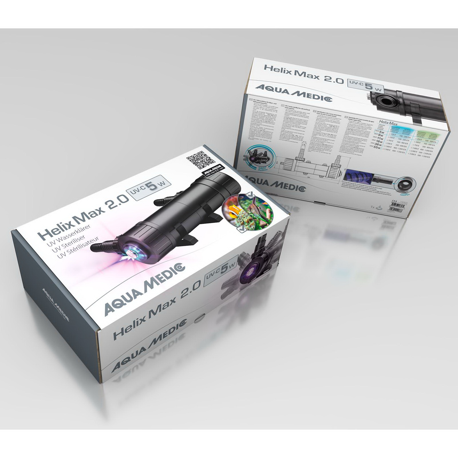 УФ стерилизатор для аквариума Aqua Medic Helix Max 2.0 5 Вт 74852