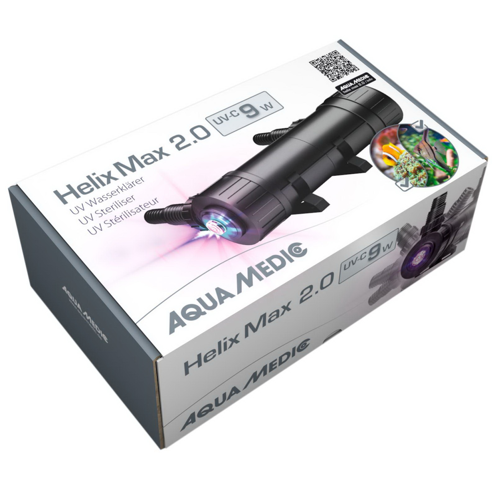 УФ стерилізатор для акваріума Aqua Medic Helix Max 2.0 9 Вт