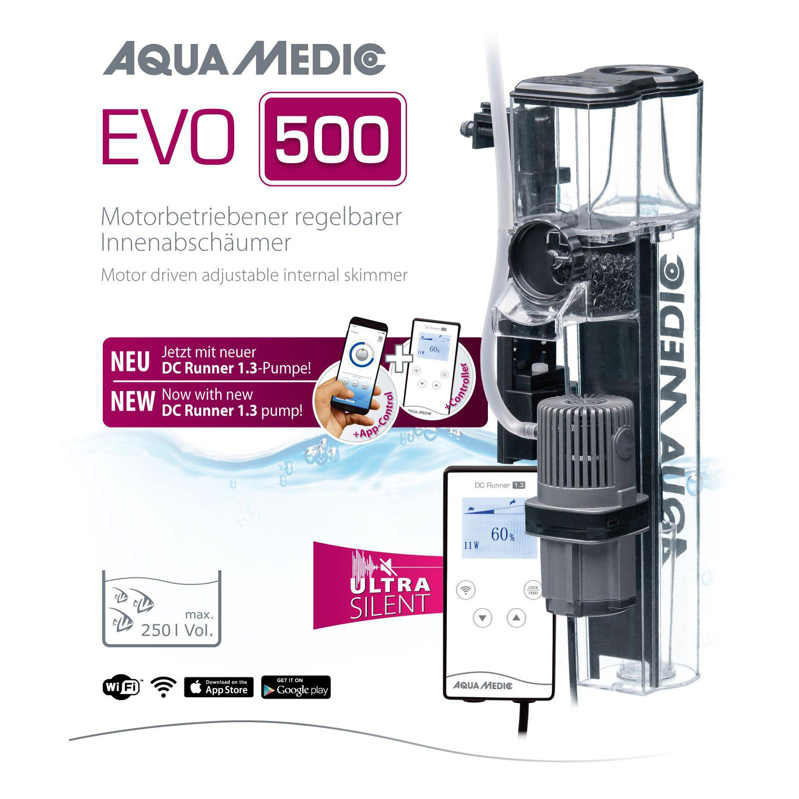 Флотатор для морского аквариума Aqua Medic EVO 500 59101