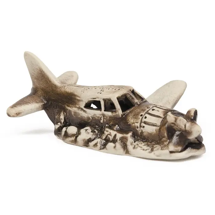 Керамика для аквариума – Самолет Природа 12 x 5 x 9 см (PR241233)