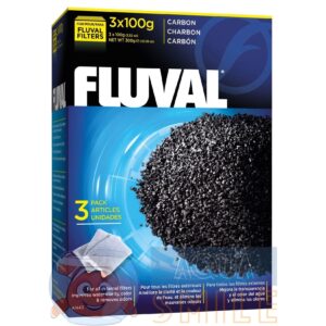 Активированный уголь для аквариума Fluval Carbon (3 x 100 г)