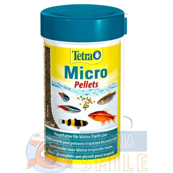 Корм для дрібних акваріумних риб Tetra у гранулах Micro Pellets 100 мл