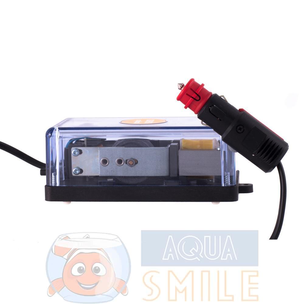 Компресор для акваріума SCHEGO optimal electronic 830 UB 12 V збоку