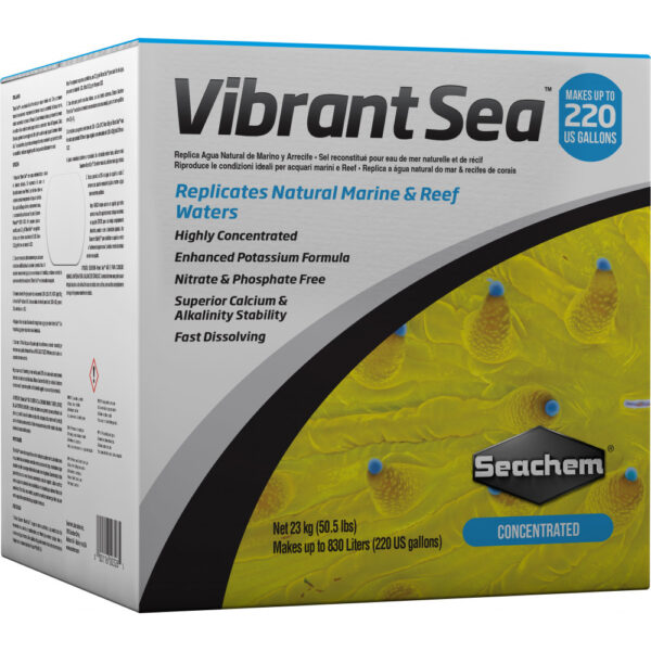 Сіль для морського акваріума Seachem Vibrant Sea Salt