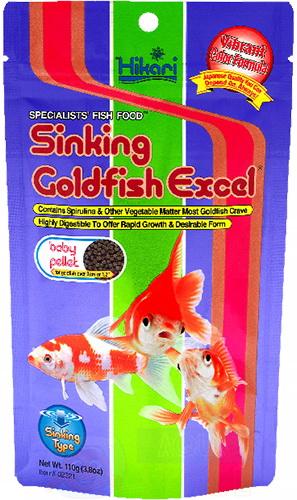Тонующий корм для золотых рыбок Hikari Sinking Goldfish Excel 110 г