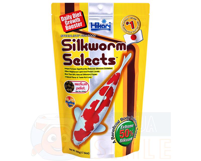 Корм для активного росту коі Hikari Silkworm Selects