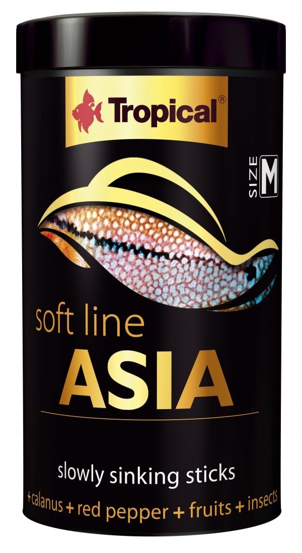 Корм для риб палички Tropical Soft Line Asia M