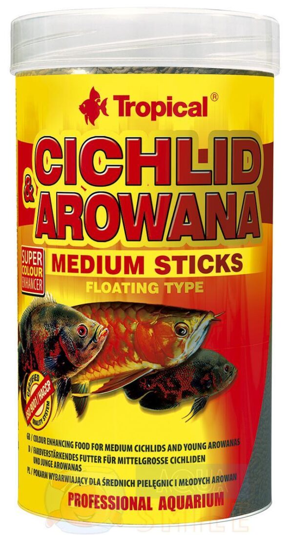 Корм для рыб палочки Tropical Cichlid&Arowana Medium Sticks
