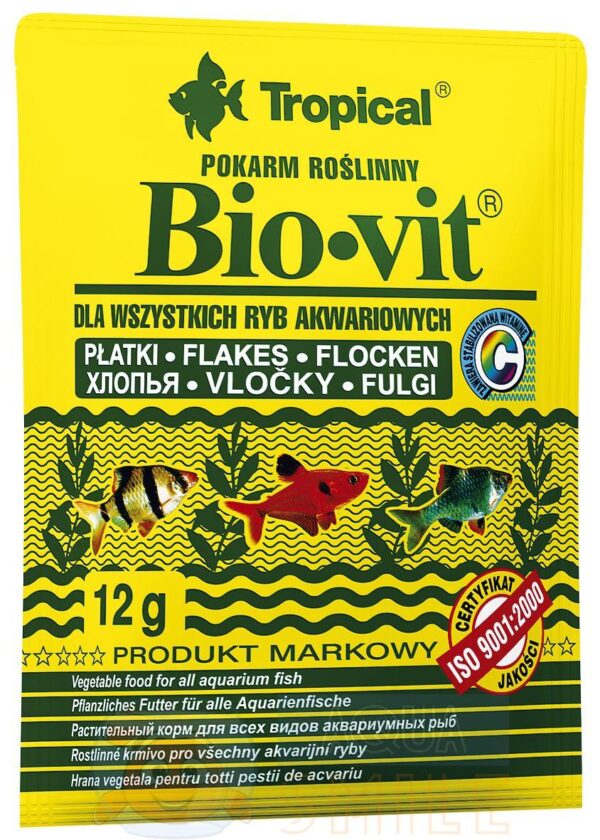 Растительный корм для рыб Tropical Bio-vit