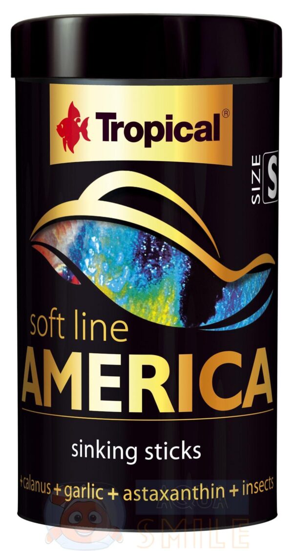 Корм для риб палички Tropical Soft Line America S