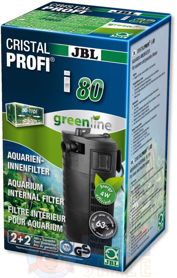 Внутренний фильтр для аквариума JBL CristalProfi i80 greenline
