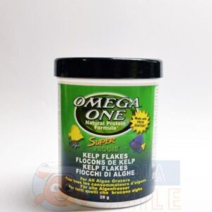 Рослинний корм для риб пластівці Omega One Kelp Flakes