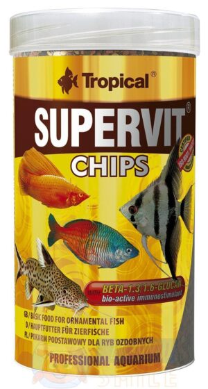 Корм для рыб чипсы Tropical SuperVit Chips