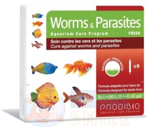 Лекарство для рыбок против червей и паразитов Prodibio Worms & Parasites Fresh 6 ампул
