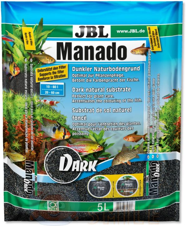Грунт для аквариума JBL Manado Dark 1,5 – 2,5 мм
