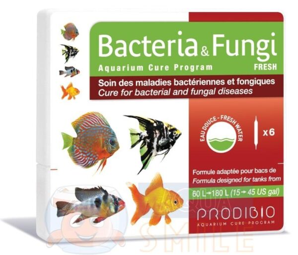Лекарство для рыбок против бактериальных заболеваний Prodibio Bacteria & Fungi Fresh 6 ампул