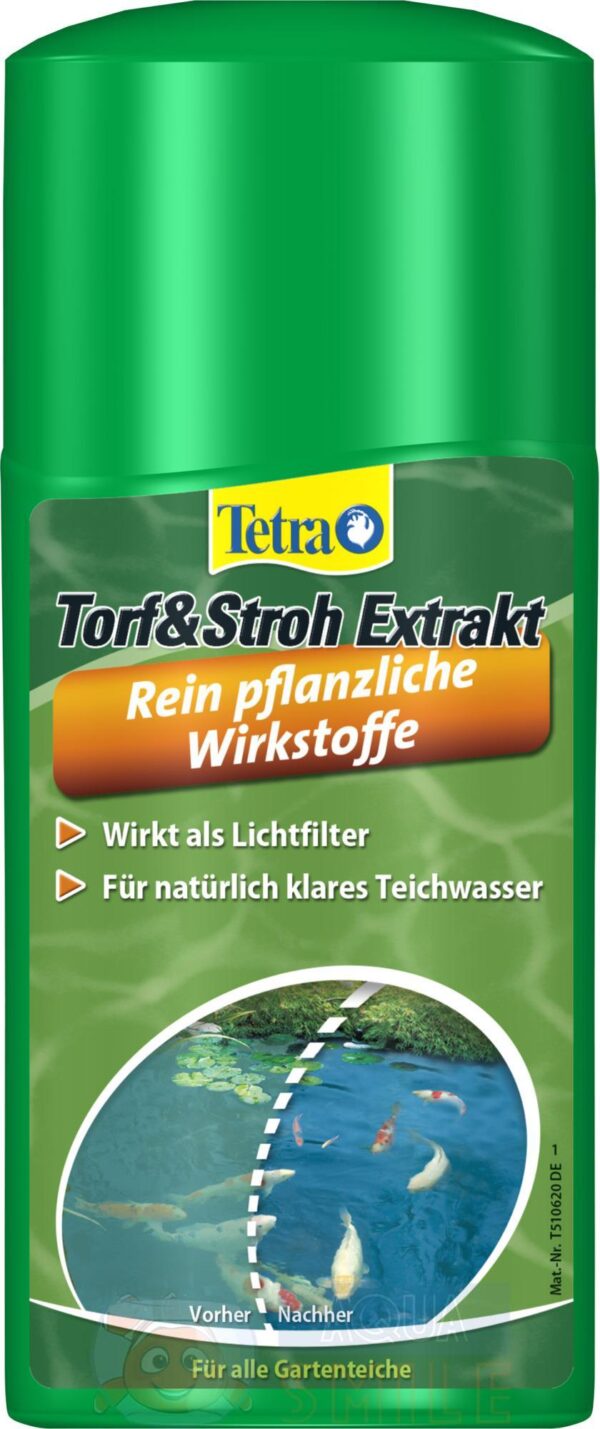 Препарат для предотвращения появления водорослей Tetra Pond Torf & Stroh (AlgoSchutz) 250 мл