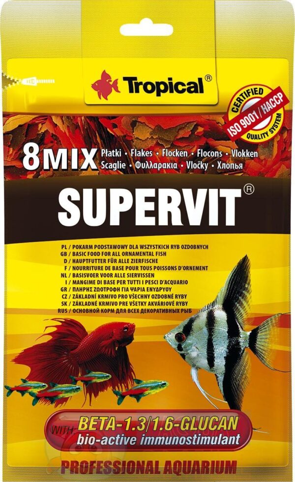 Корм для рыбок хлопья Tropical SuperVit
