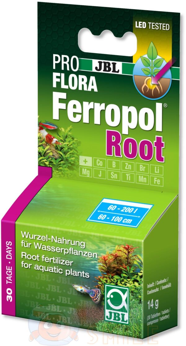 Добриво для акваріумних рослин JBL PROFLORA Ferropol Root 30 таблеток