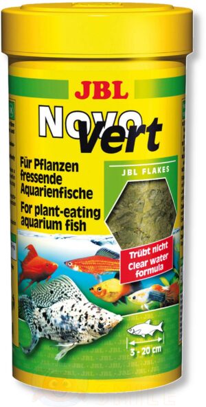 Рослинний корм для риб пластівці JBL NovoVert