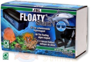 Магнітний скребок для акваріума плаваючий JBL Floaty Shark, товщ. скла 20-30 мм